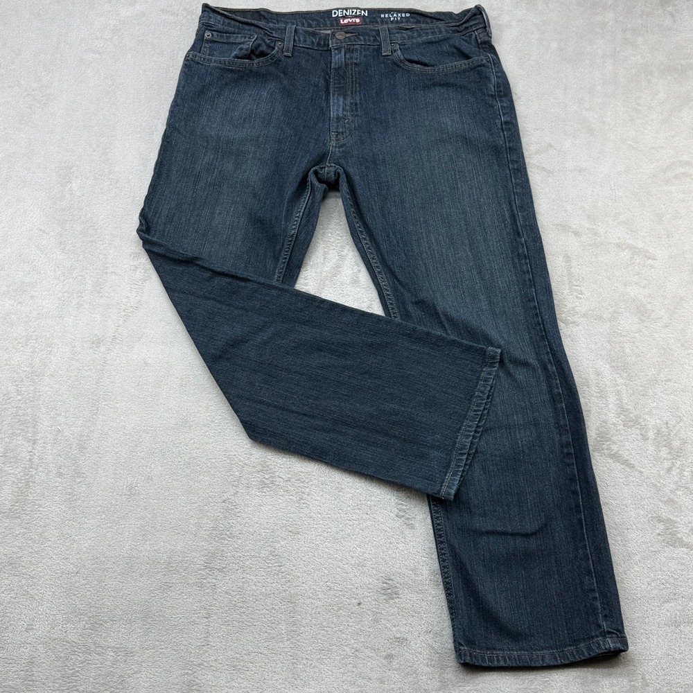 Denizen Levi's Jeans Mens 36x30 Blue 285 Relaxed Fit Straight Leg Stretch Denim